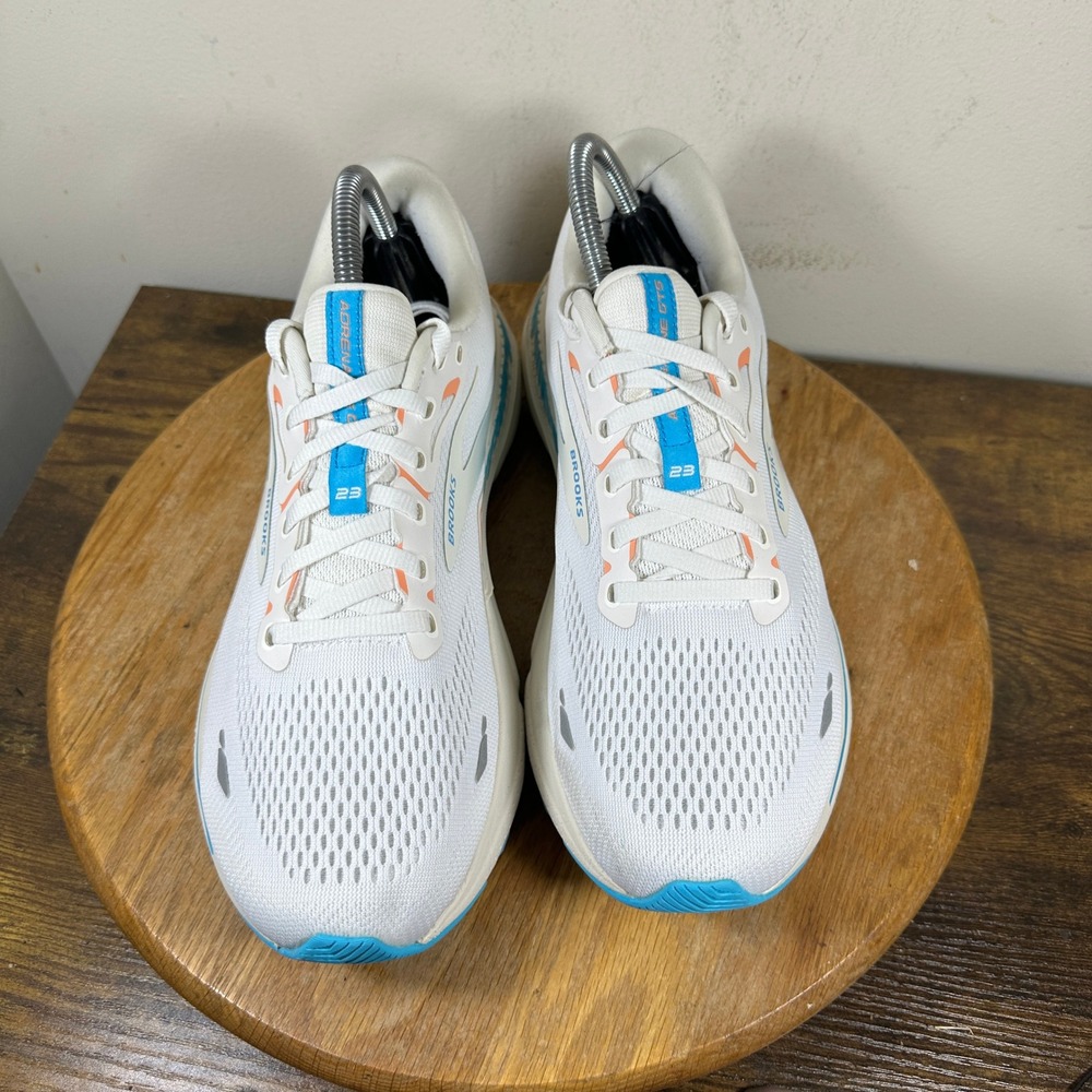 Brooks Adrenaline GTS 23 Women's Running Shoes White Blue Size 11 1203811B152 - Picture 5 of 8